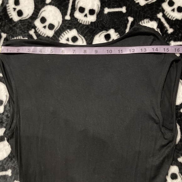 LILY MORGAN Black jersey maxi dress ~ Boho goth SMALL MEDIUM sleeveless sundress - Picture 12 of 15